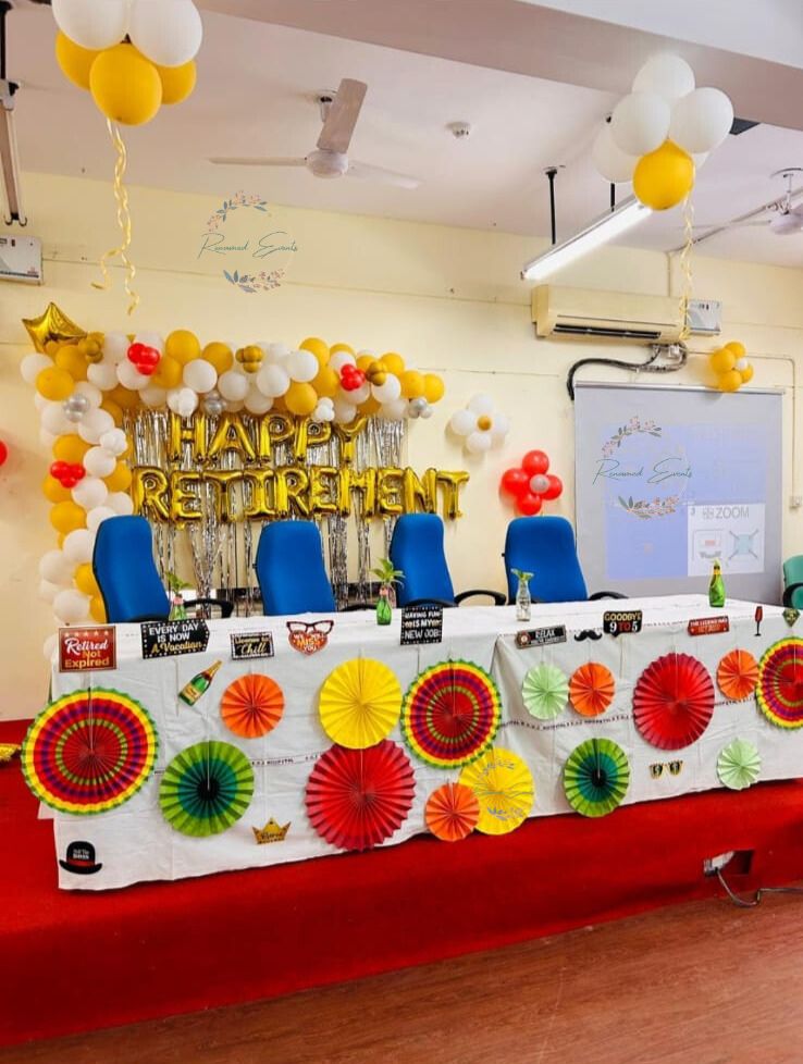 Retirement party backdrop Decoration