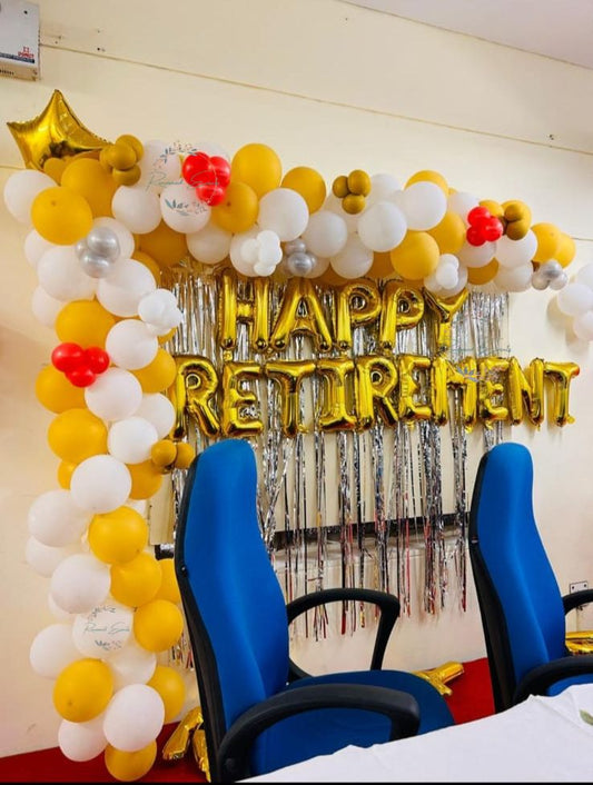 Retirement party backdrop Decoration