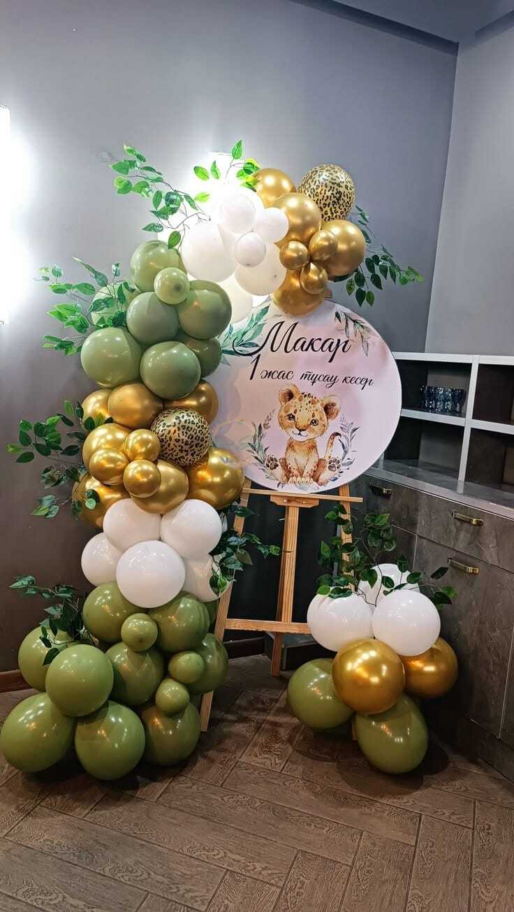 Jungle Theme Welcome board backdrop