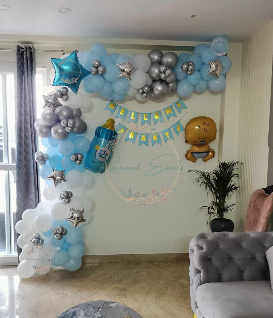 Arch Decoration with Baby Foil Set for Baby welcome