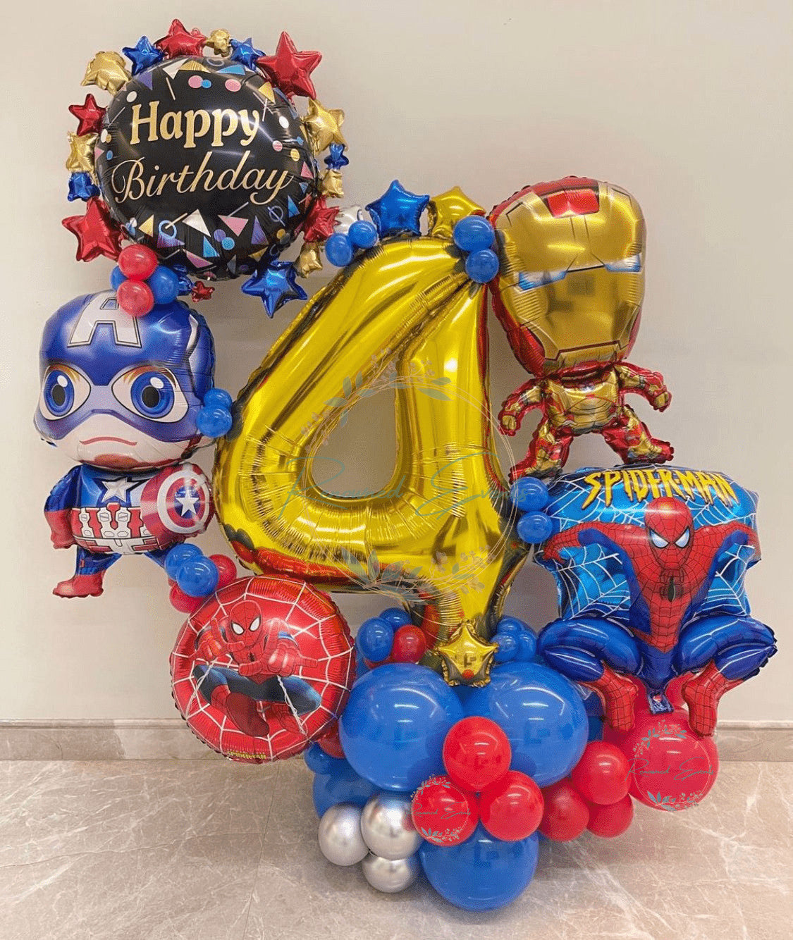 Avenger Theme Balloon Bouquet
