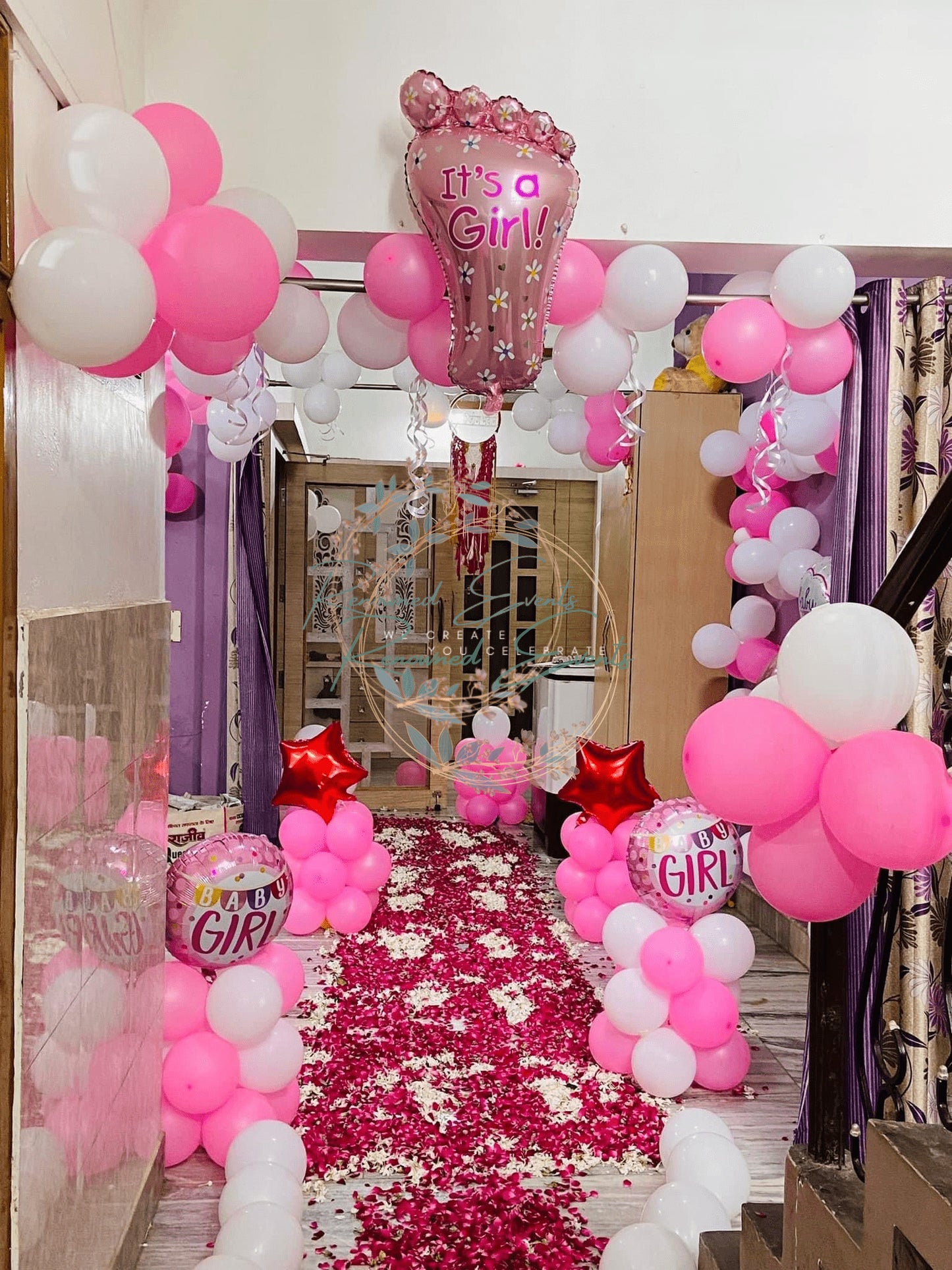 Baby Girl Welcome Decoration