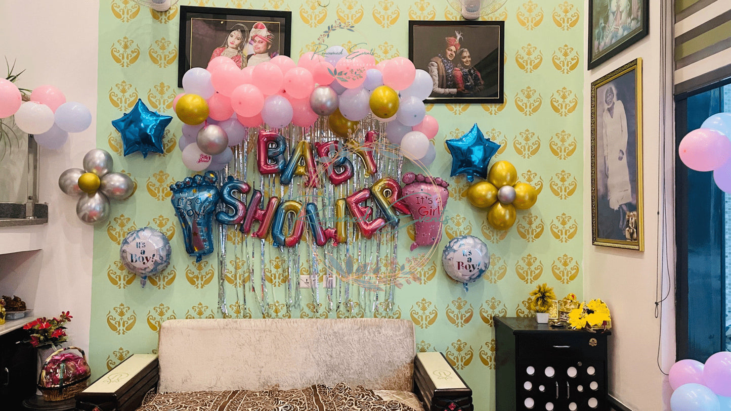 Baby Shower Decoration at home