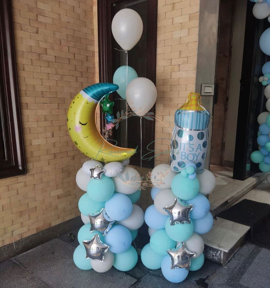 Baby Welcome Balloon Bouquet Surprise for Boy