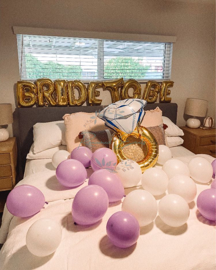 Bachelorette BRIDE TO BE FOIL with CONFETTI BALLONS