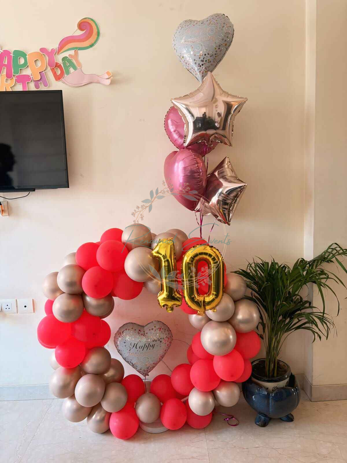 Balloon Bouquet With Floating Balloons