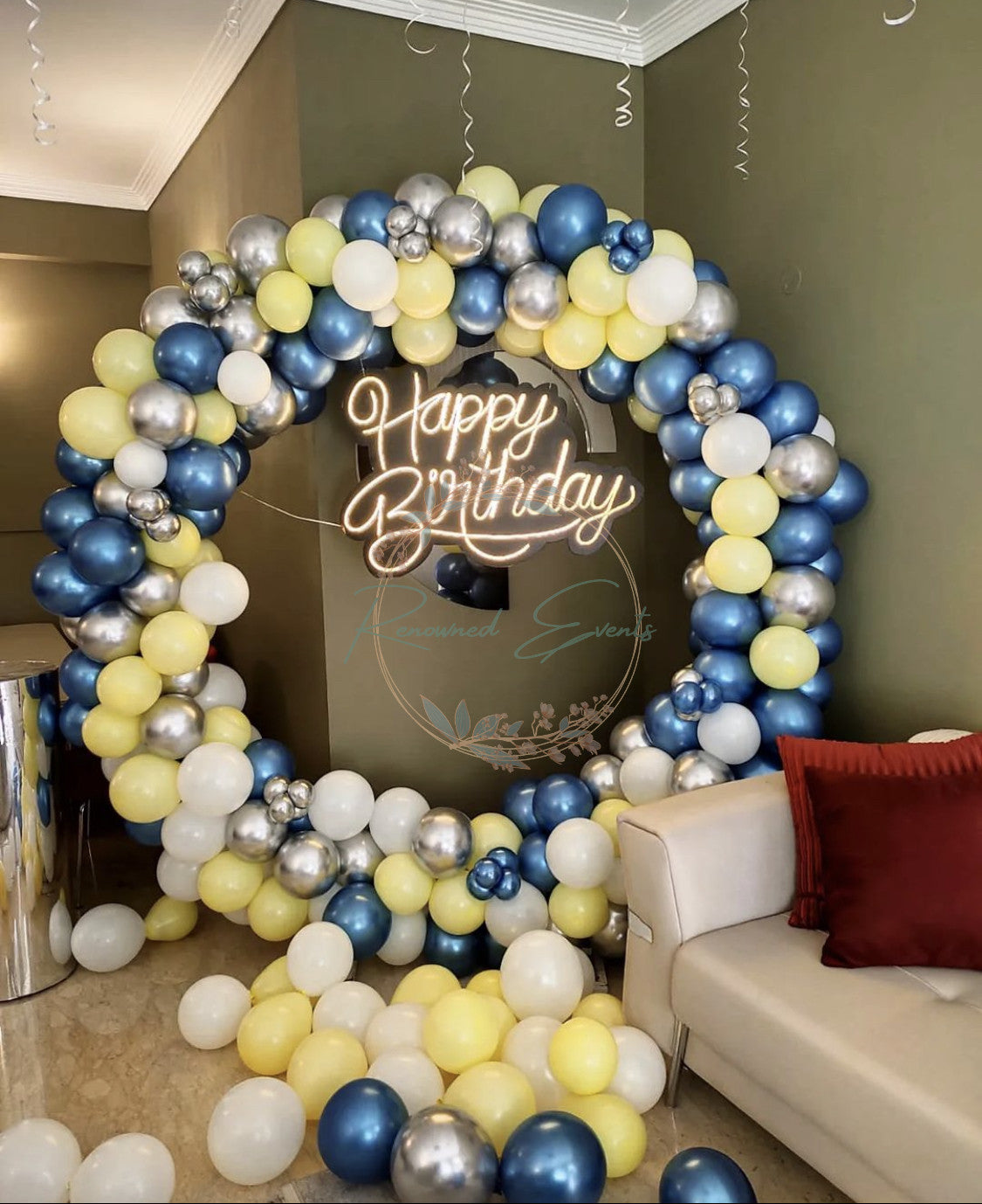 Birthday Boy Decoration with Age FOIL