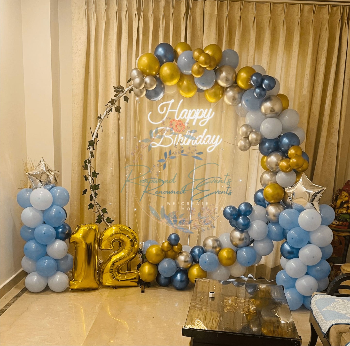 Birthday Boy Decoration with BALLOON STANDEE