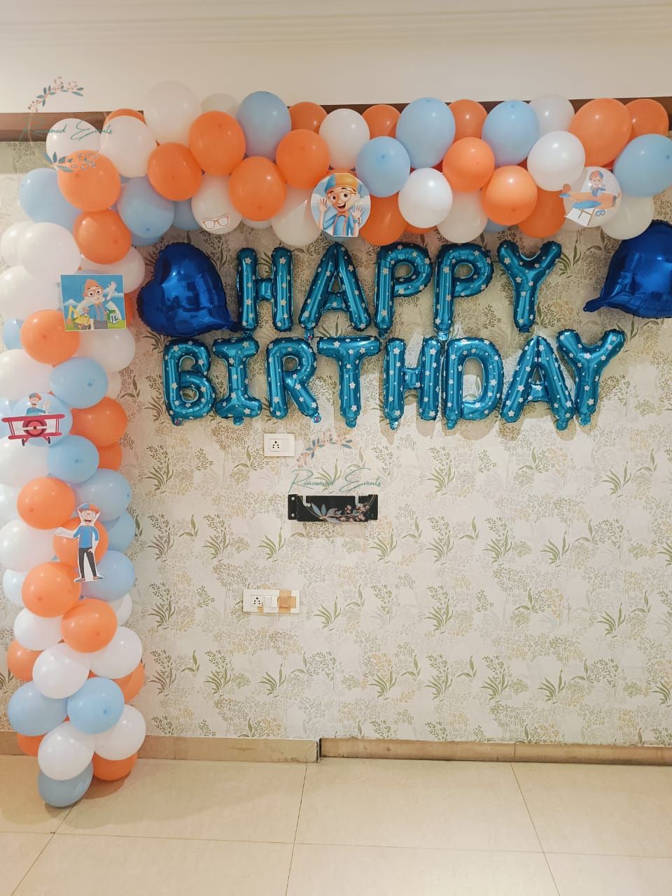 Blippi Theme Party Decorations for Kids Birthday