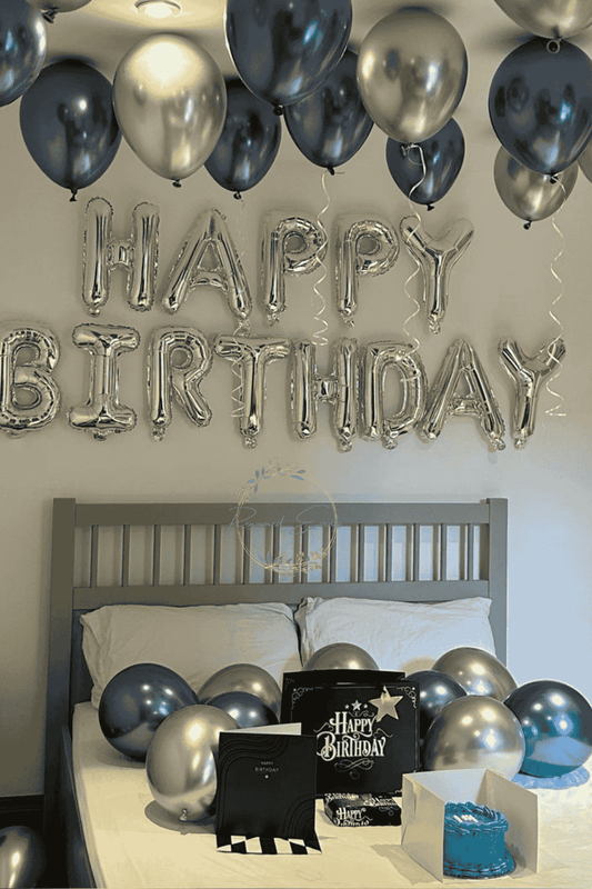 Birthday decoration at home to surprise him