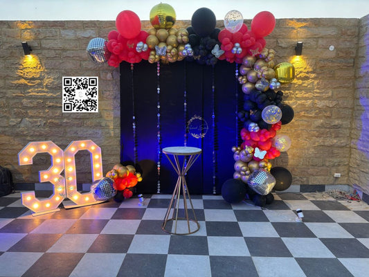 Bollywood Theme Backdrop for Party