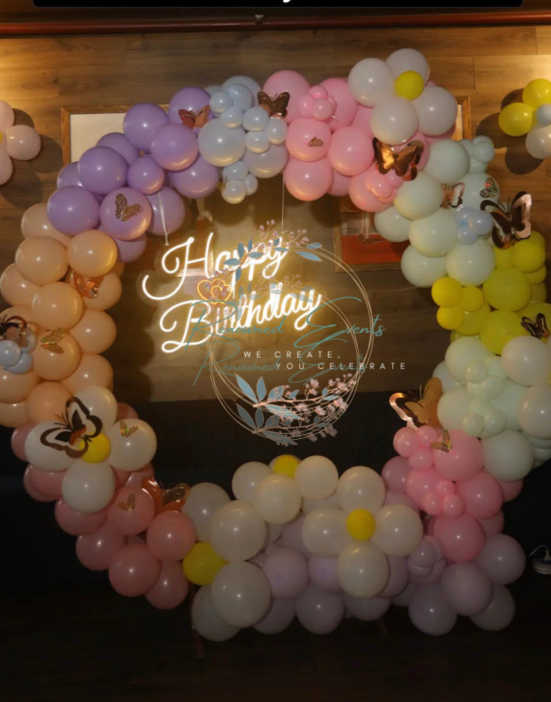 Butterfly Theme Birthday Decoration for Princes