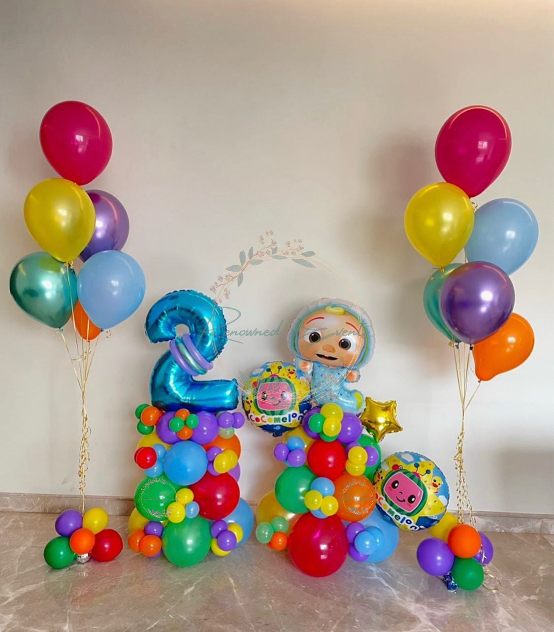 Cocomelon Theme Balloon Bouquet