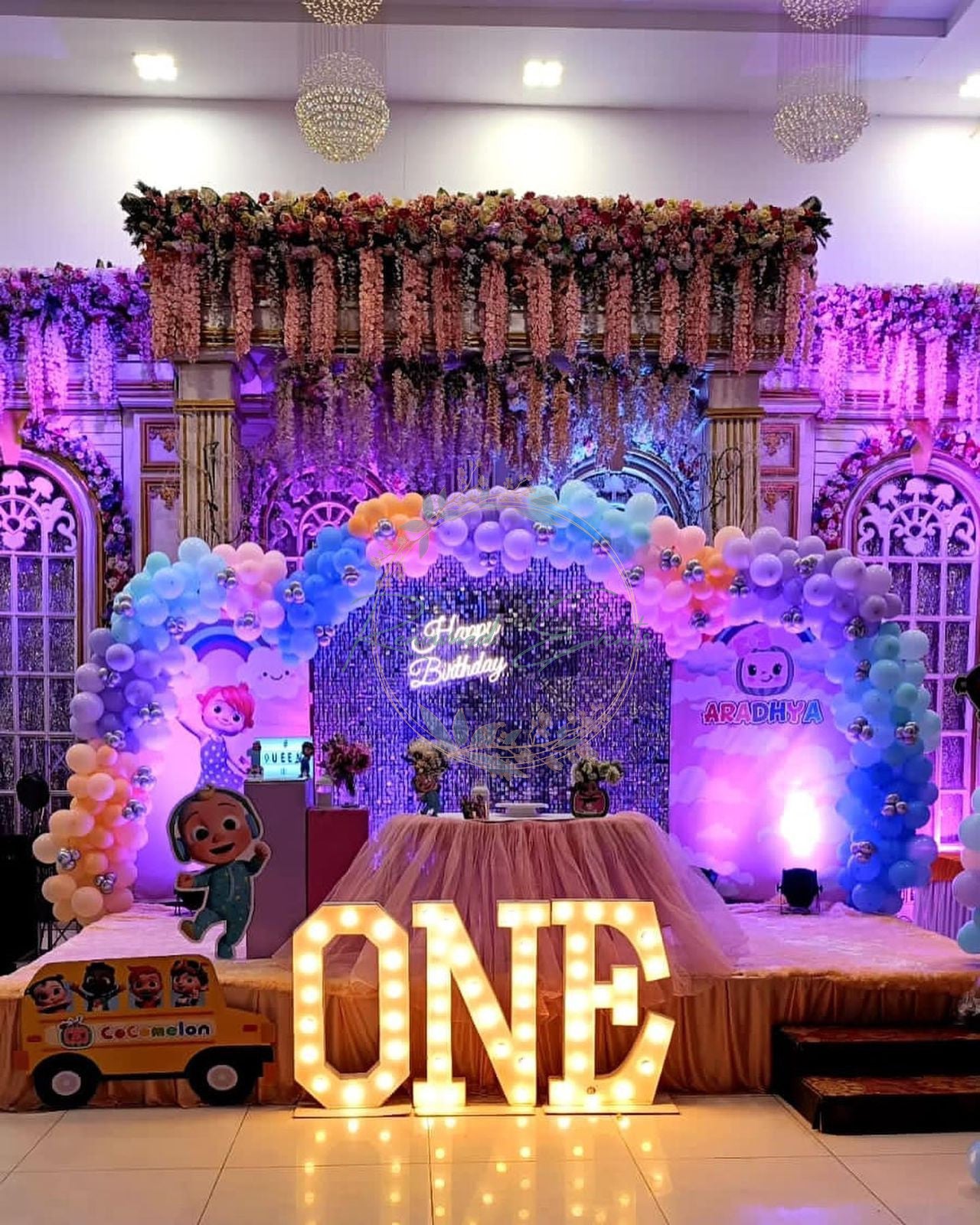 Cocomelon theme 1st Birthday decoration