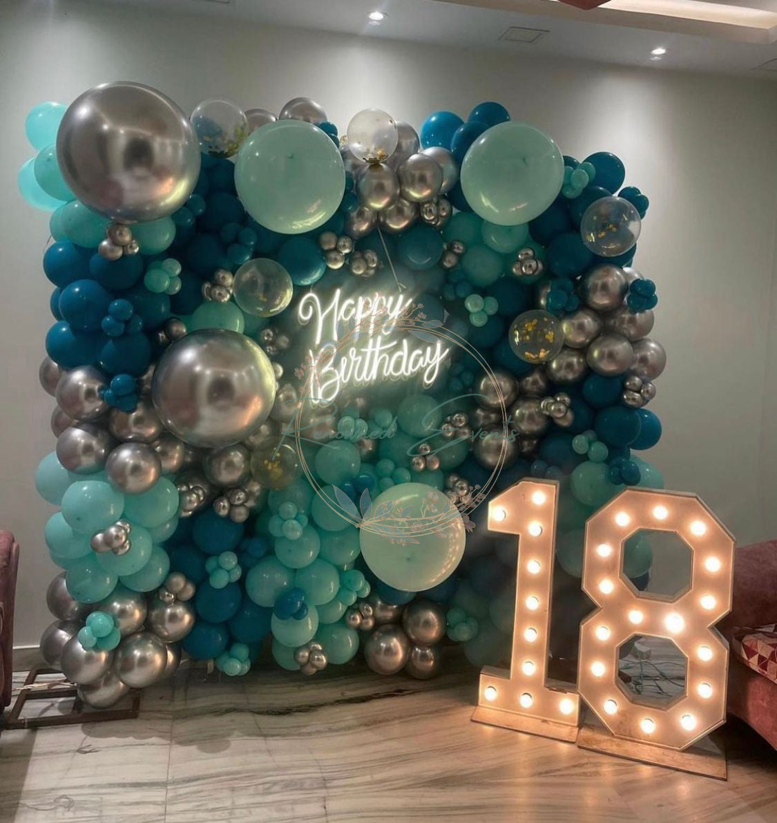 Decoration with Age Number LED
