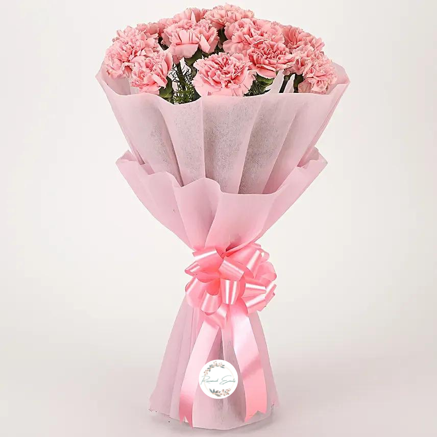 Pink Carnation Elegance: A Beautiful Bouquet