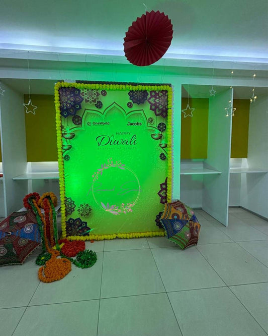 Navratri Backdrop for Festive Celebration