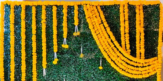 Green Grass Backdrop for Ganesh Chaturthi