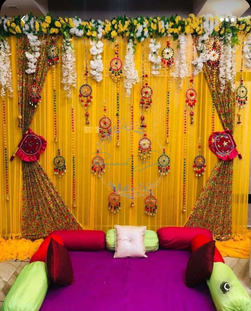 Haldi Backdrop