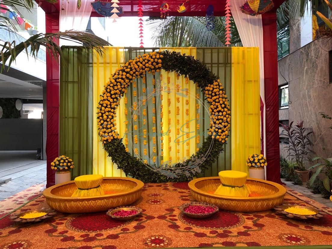 Haldi & Mehandi Setup