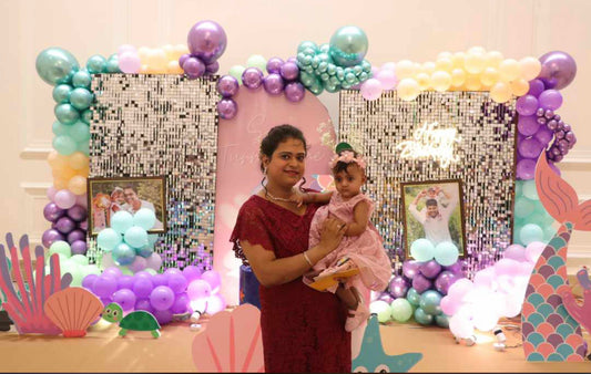 Mermaid Birthday Party Decoration | Ocean Theme Setup | Renowned Events