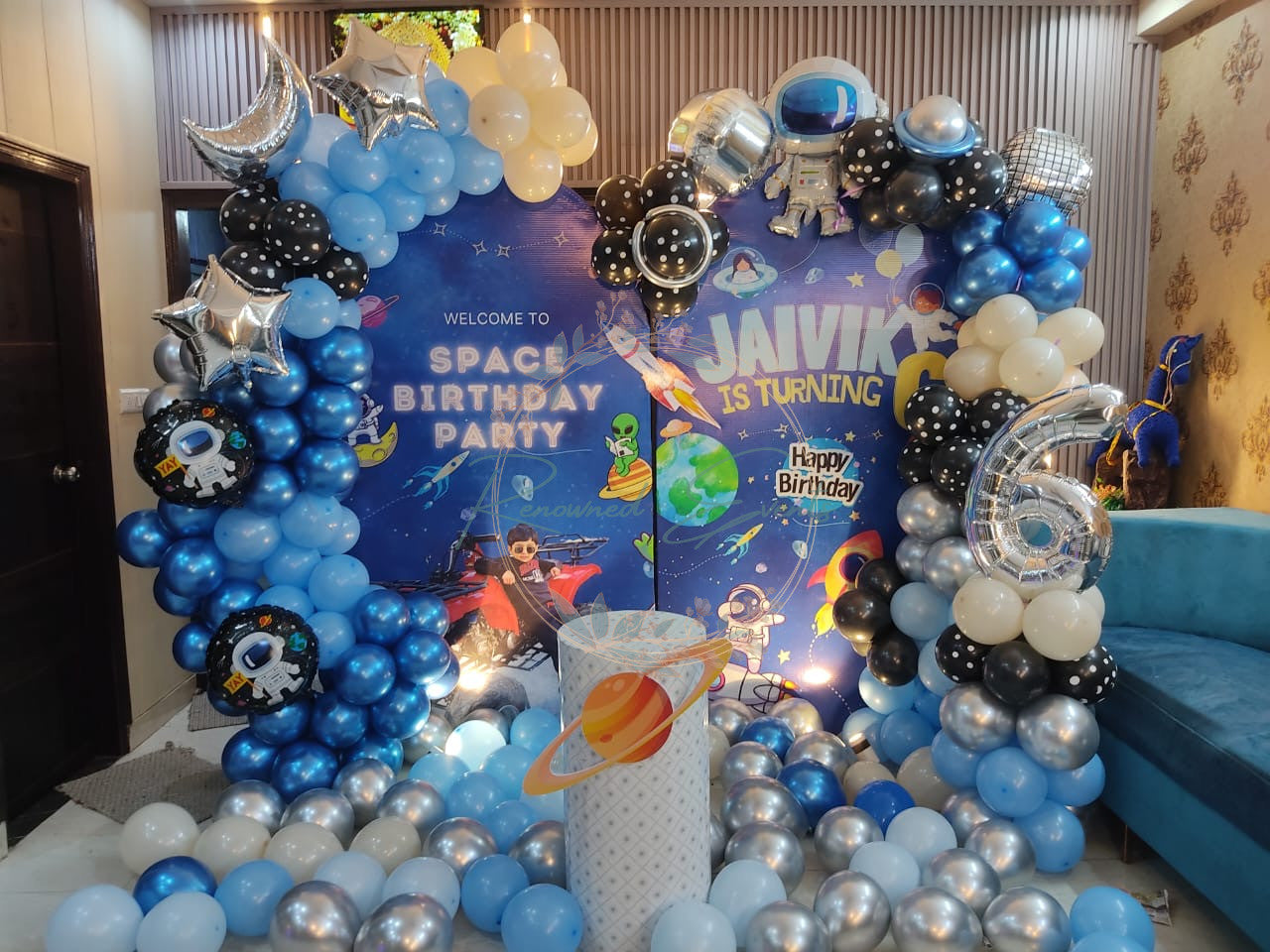 Journeying Beyond the Stars - Space Theme backdrop