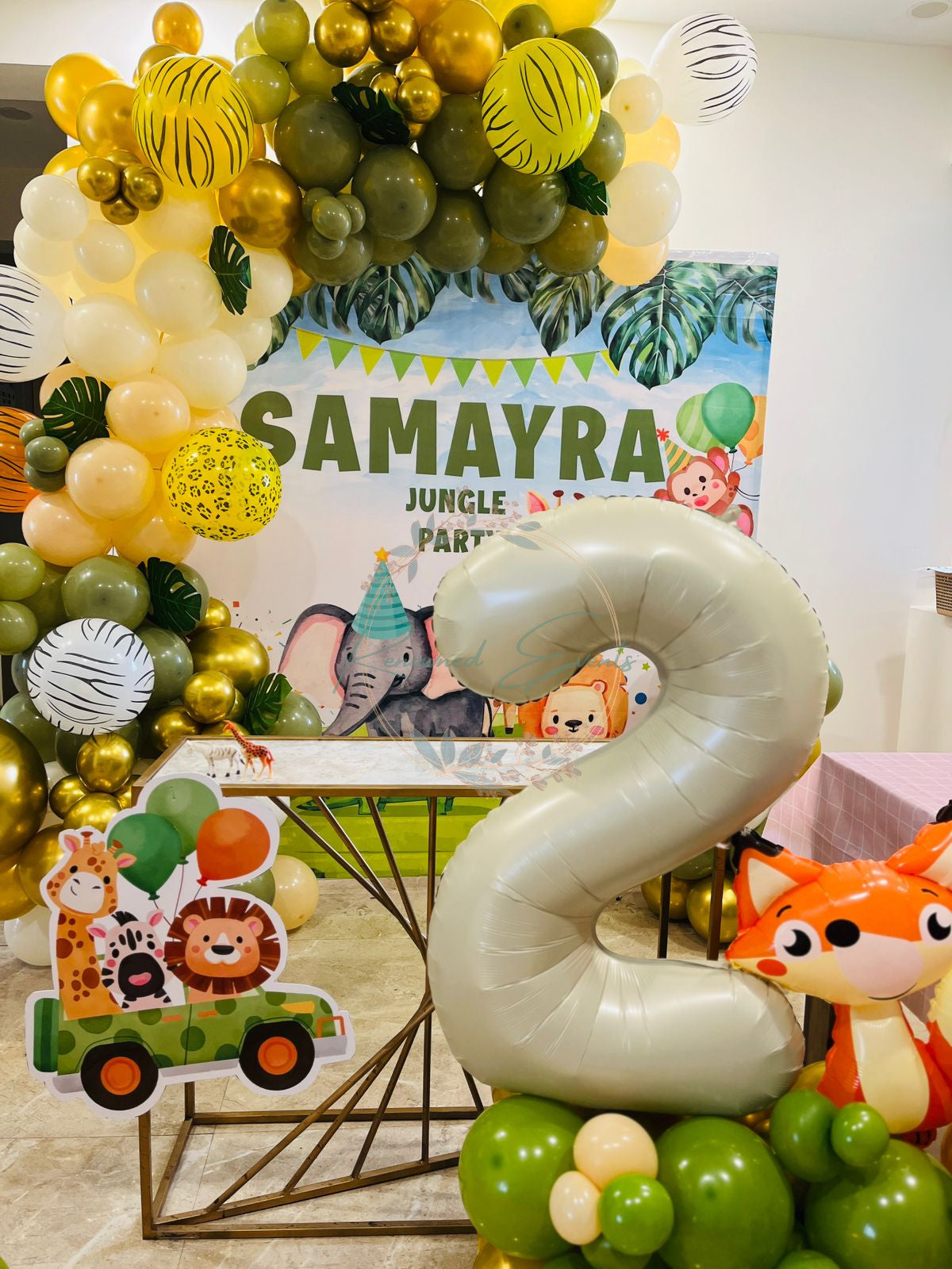 Jungle Safari Theme Backdrop