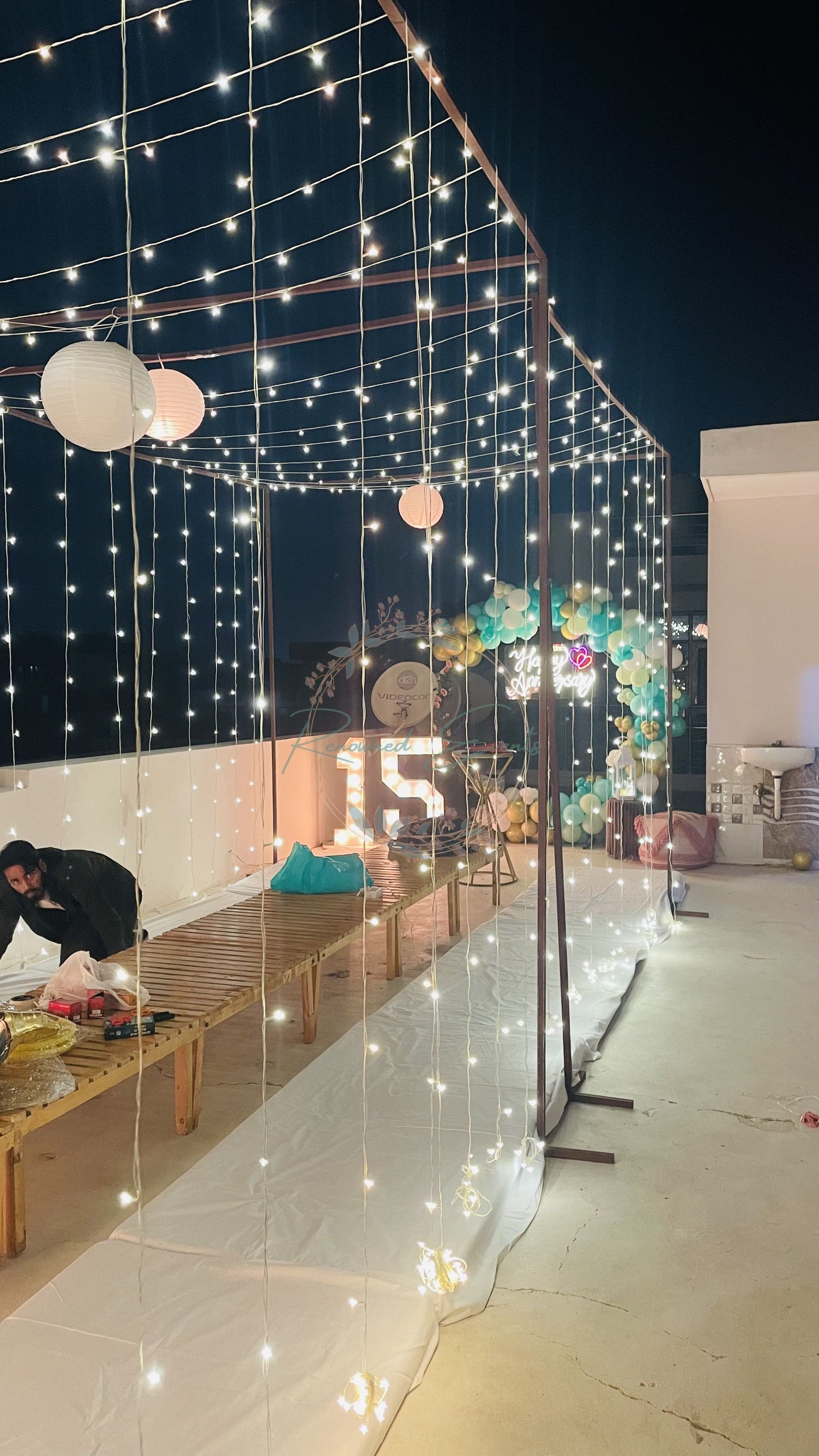 Lawn or Terrace Dinner setup