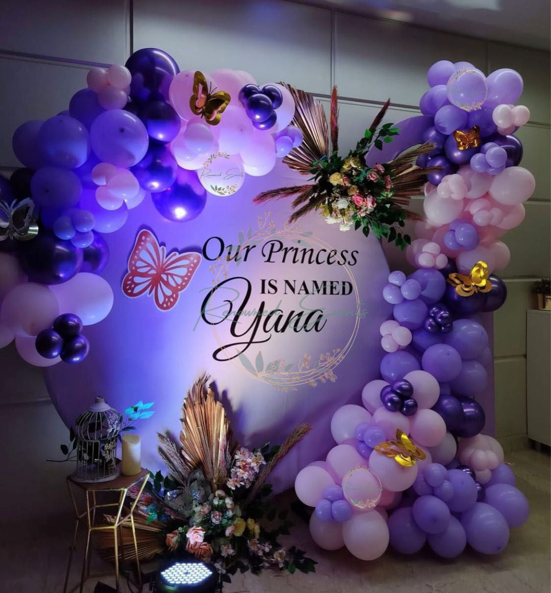 Naming Ceremony Decoration Backdrop