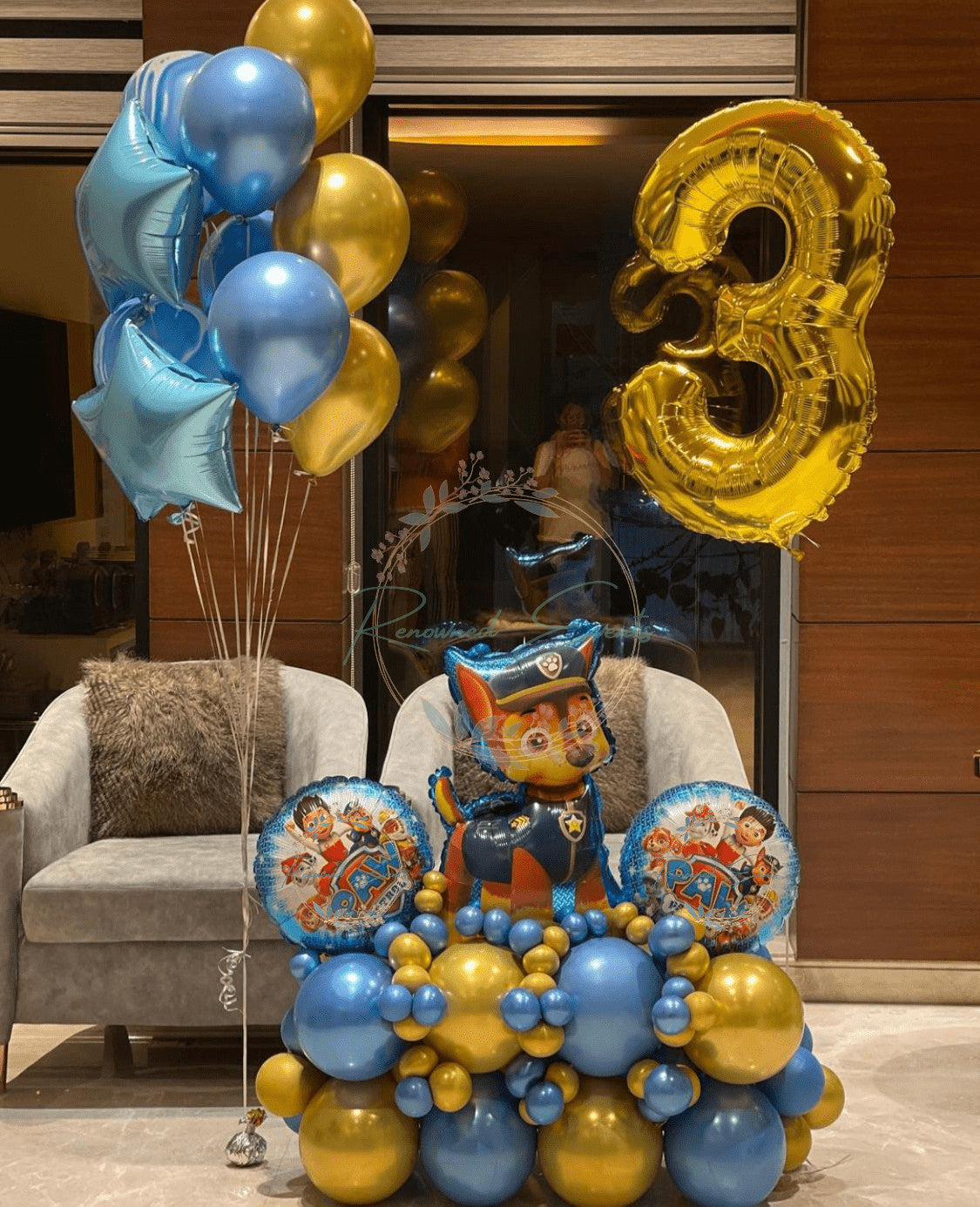 Paw Patrol Theme Balloon Bouquet