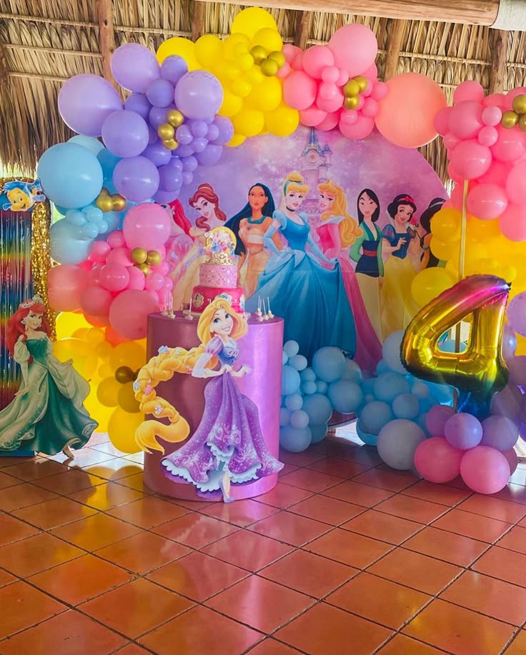 Princess Theme Decoration Backdrop