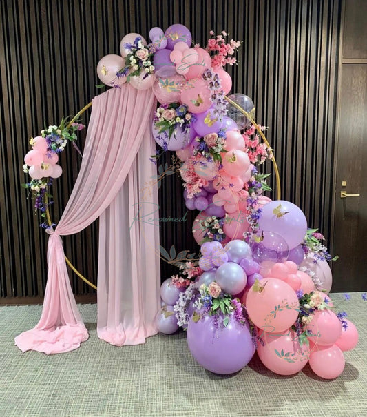 Ring Decoration with Flowers Set