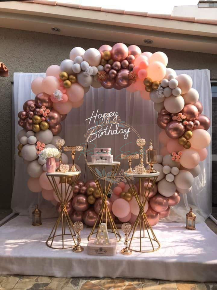 Rose Gold Celebration: Happy Birthday