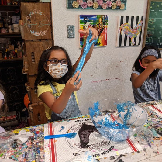 Slime Art for kids party