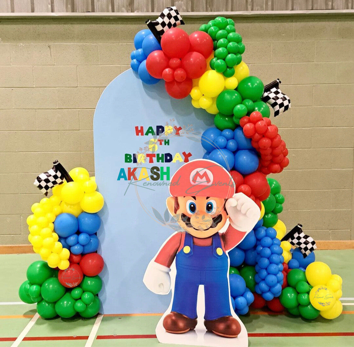 Super Mario Theme Birthday Decoration for Boy