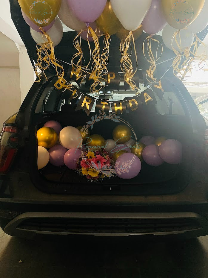 Surprise Car Boot Decoration for Birthday