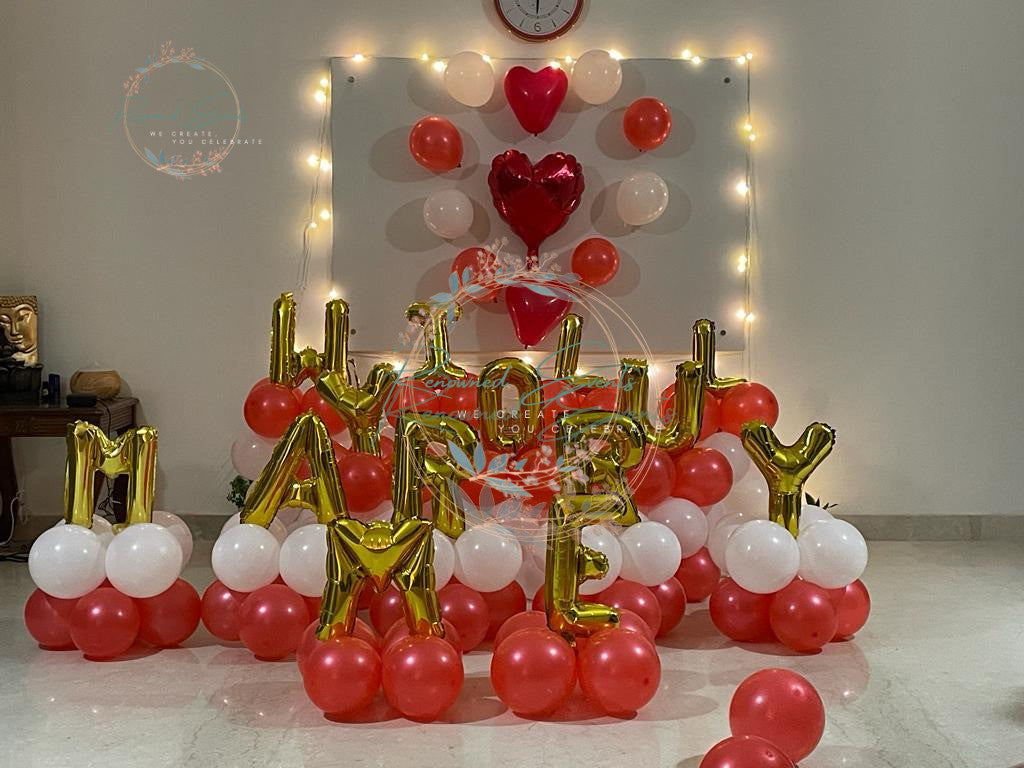 Surprise Proposal Decoration with Will You Marry Me Foil