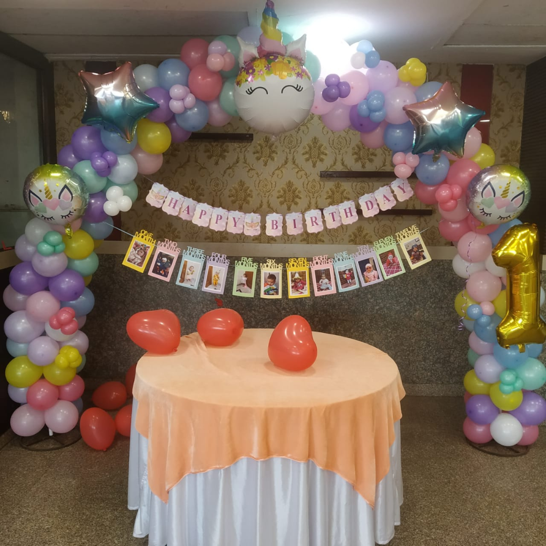 Unicorn Theme balloon Decor
