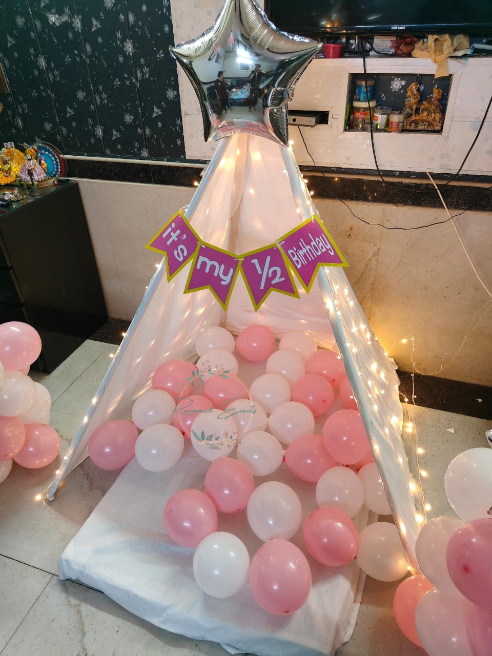 Half Birthday Decoration for 6 month Birthday