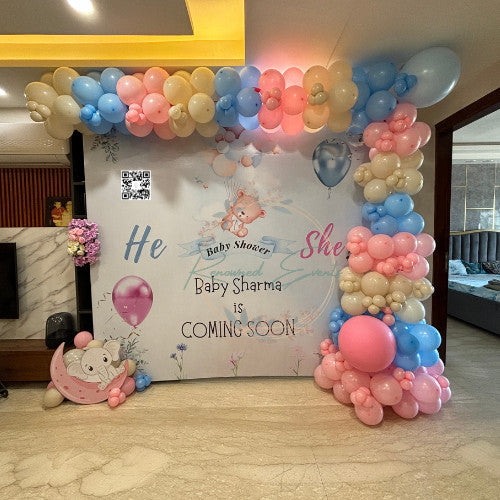 Welcome Little One: Adorable Baby Shower Backdrop