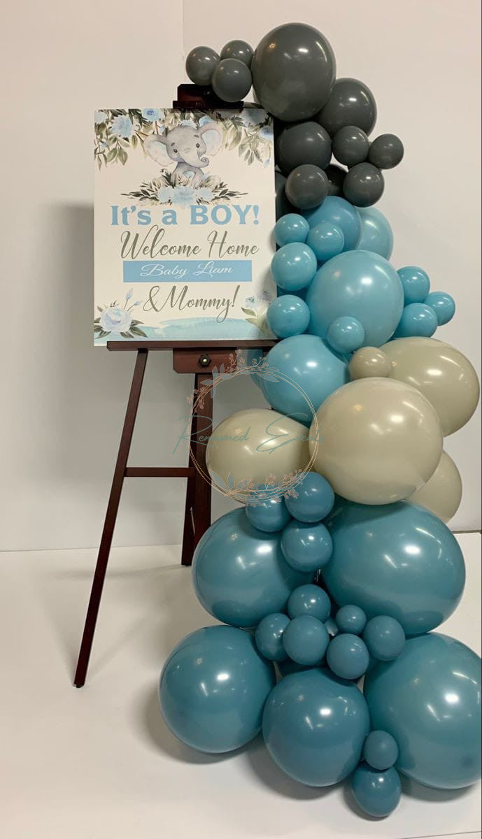 "Welcome to the Baby Shower Wonderland: Balloon Arch Extravaganza"
