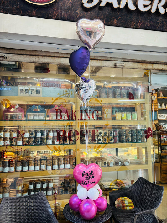 Thank you appreciation balloon bouquet