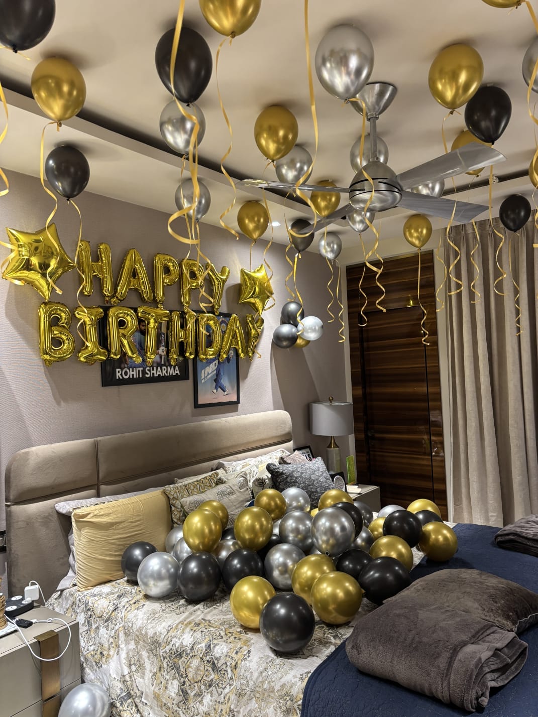 Birthday Decoration for Girl at home with Pastel or Metallic Balloons