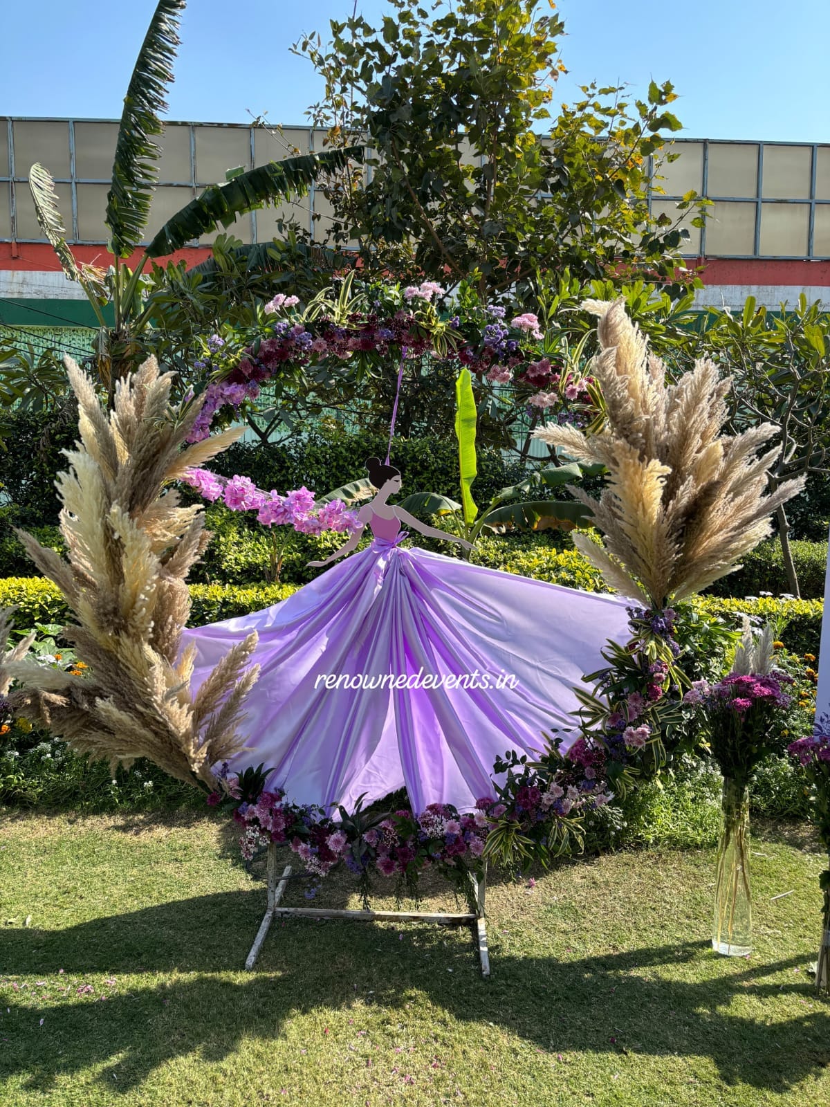 Women's Day Floral Backdrop