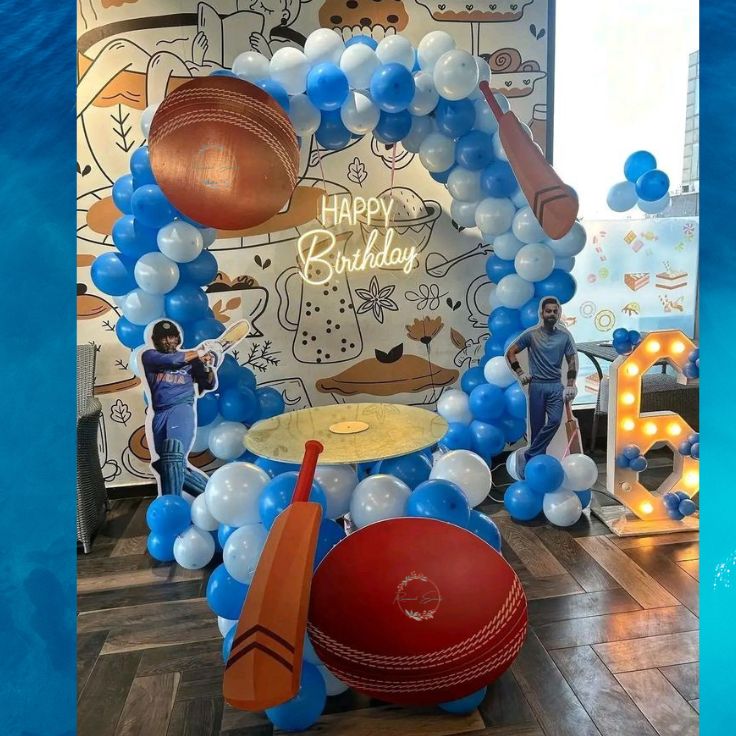 Cricket Theme Party Decoration for Birthday Party