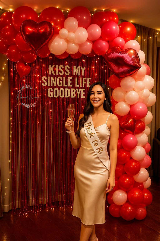 Bachelorette Party Decoration with Fairy Lights