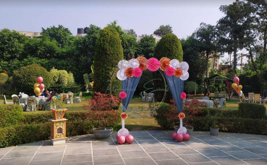 Gate with Paper Fans