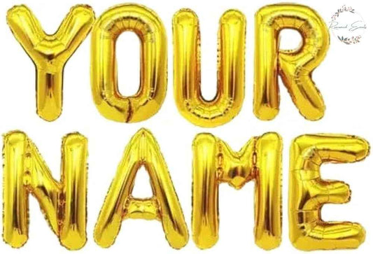 Name Letter Foil Balloons