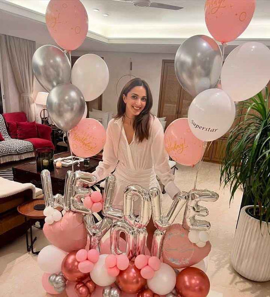 Helium Balloon Bouquet for Birthday – Starry Party Surprise Decor